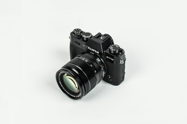 Camera equipment in a travel photography setting