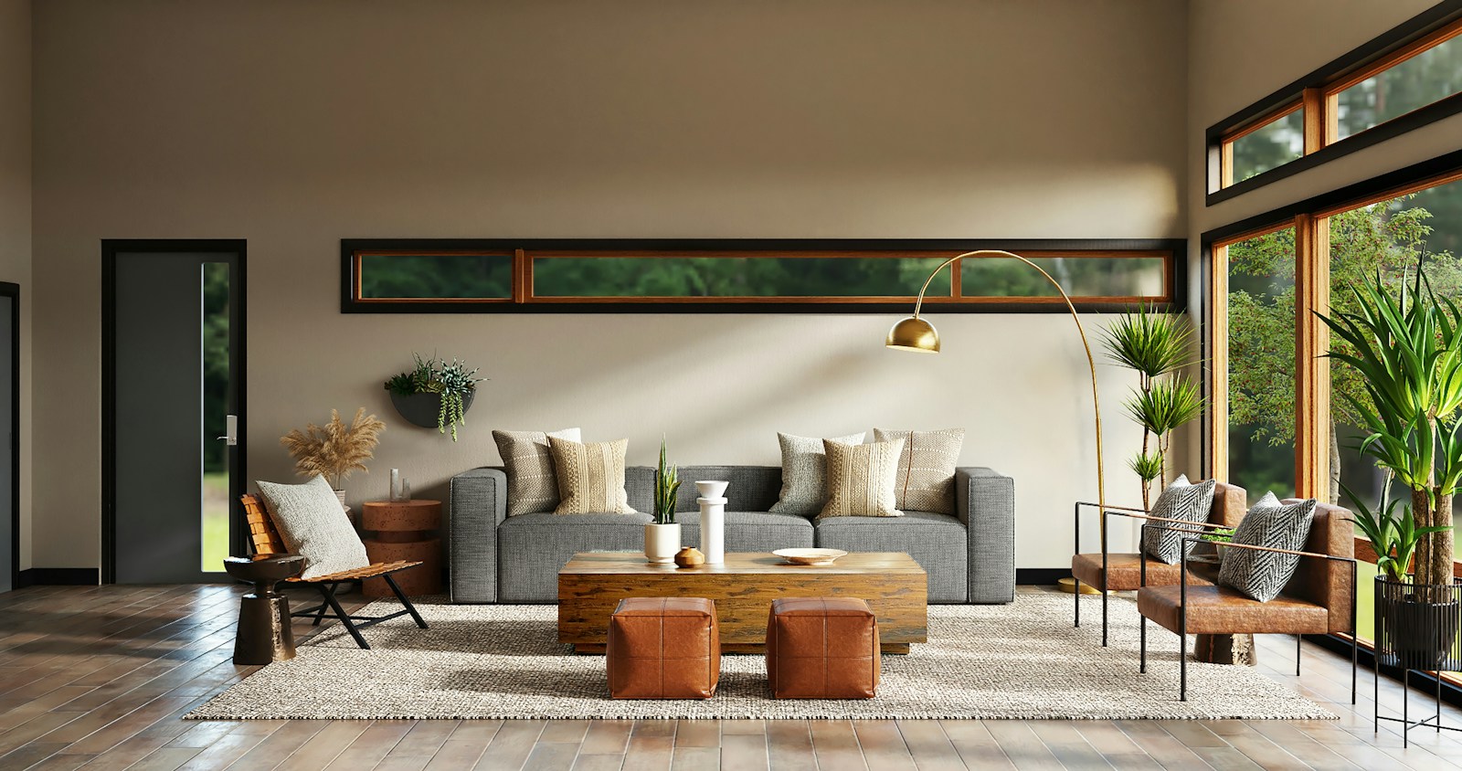 Inviting room with furniture and home accessories