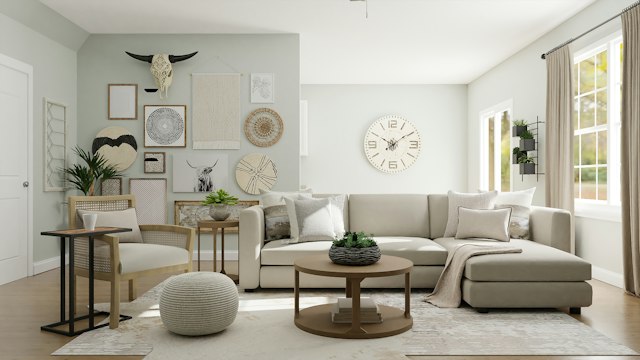 Thoughtfully arranged home interior